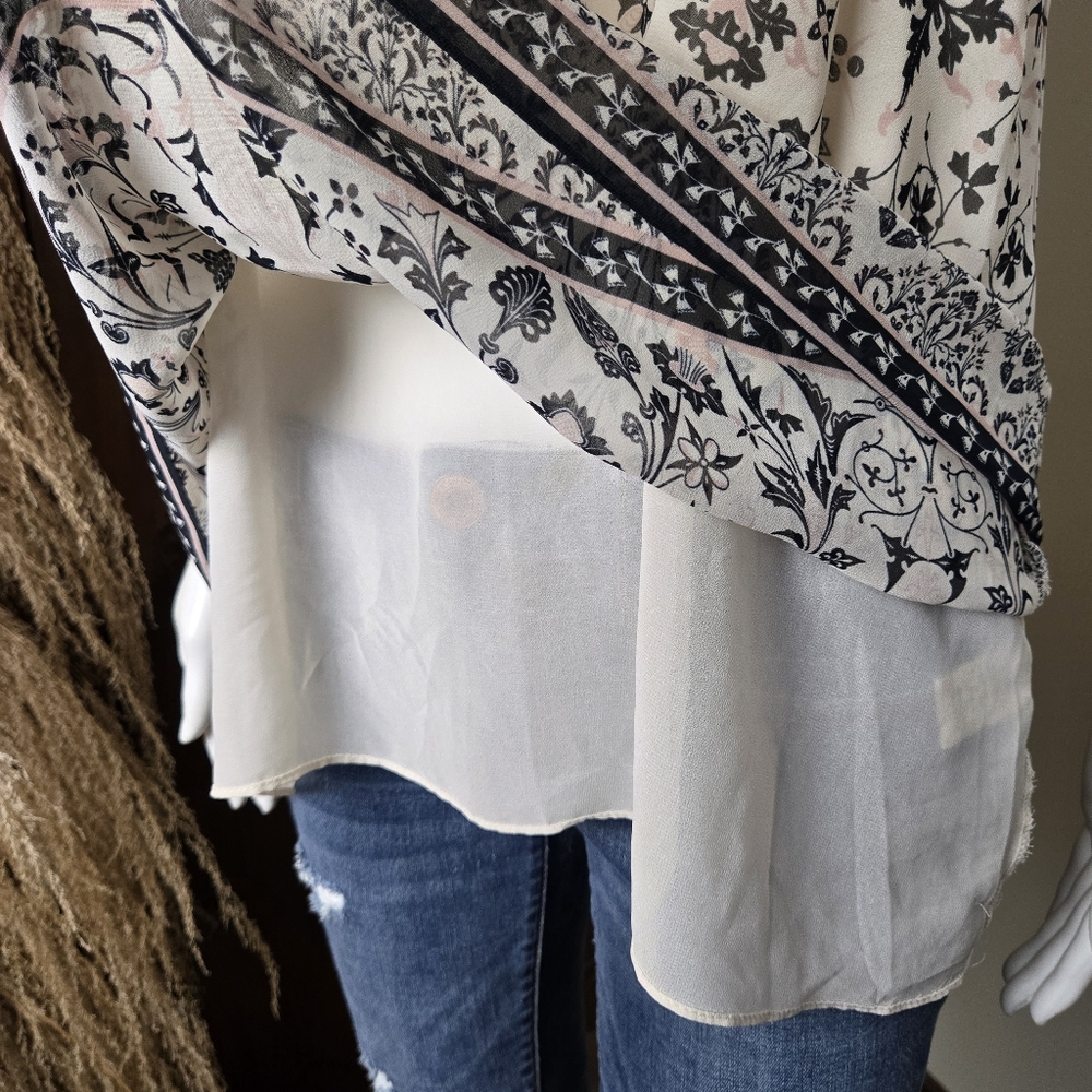 Max Studio Floral Dressy Tank Sleeveless Top - Picture 8 of 12